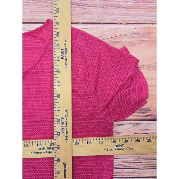 Nike Womens Pink Dri-Fit Mesh Tshirt Medium - Picture 9 of 9